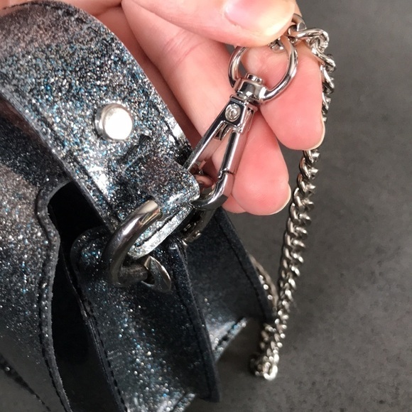 𝅺zara mini plastic glittery party crossbody bag - Picture 9 of 11